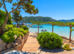 Coastal,Promenade,Along,Santa,Giulia,Beach,,Corsica,Island,,France